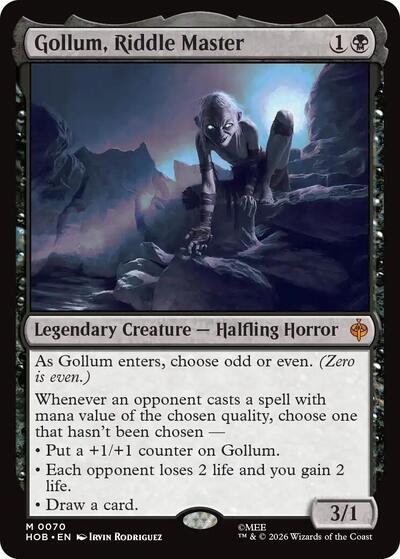 Gollum, Riddle Master (The Hobbit) Near Mint