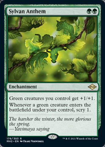 Sylvan Anthem (Modern Horizons 2) Near Mint