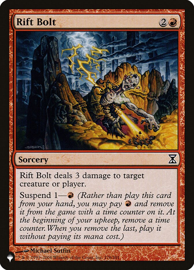 Rift Bolt (The List) Near Mint