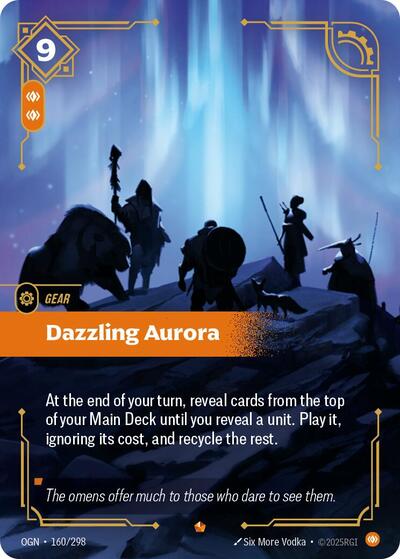 Dazzling Aurora (Origins) Near Mint Foil