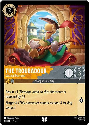 The Troubadour - Musical Narrator (Archazia's Island) Near Mint
