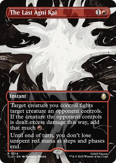 The Last Agni Kai (Borderless) (Avatar: The Last Airbender) Near Mint Foil