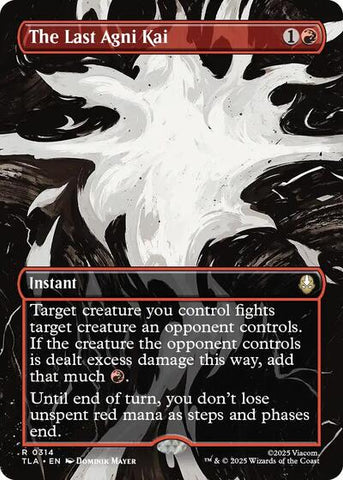 The Last Agni Kai (Borderless) (Avatar: The Last Airbender) Near Mint Foil