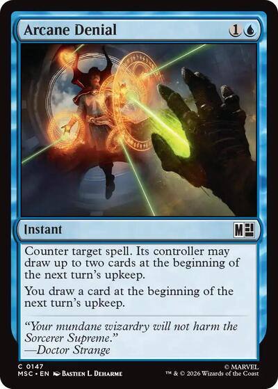 Arcane Denial (Commander: Marvel Super Heroes) Near Mint