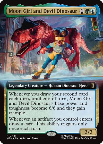 Moon Girl and Devil Dinosaur (Extended Art) (Marvel Super Heroes) Near Mint Foil