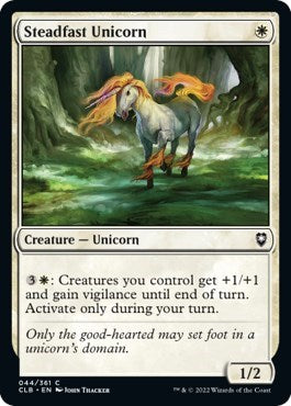 Steadfast Unicorn (Commander Legends: Battle for Baldur's Gate) Near Mint
