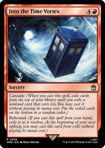 Into the Time Vortex (Universes Beyond: Doctor Who) Near Mint