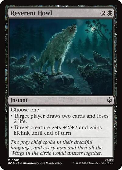 Reverent Howl (The Hobbit) Near Mint Foil