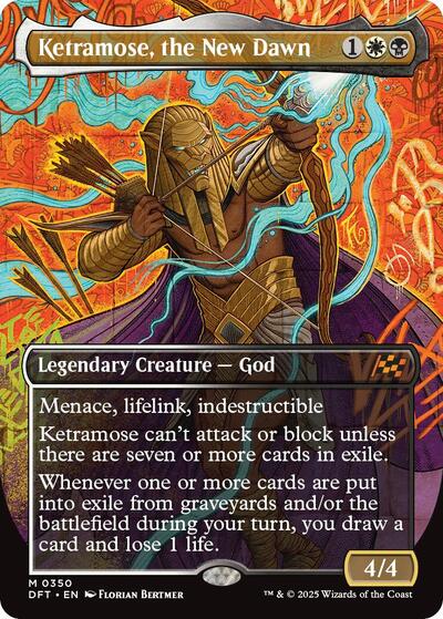 Ketramose, the New Dawn (Borderless) (Aetherdrift) Near Mint Foil