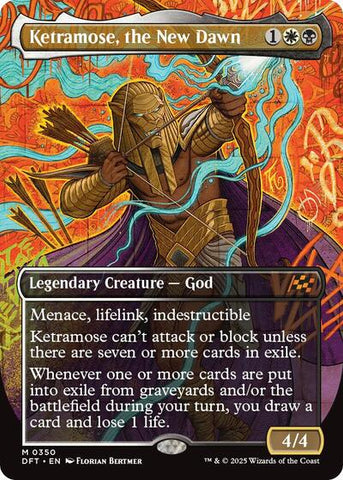Ketramose, the New Dawn (Borderless) (Aetherdrift) Near Mint Foil