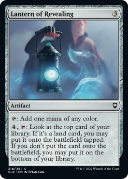 Lantern of Revealing (Commander Legends: Battle for Baldur's Gate) Near Mint Foil