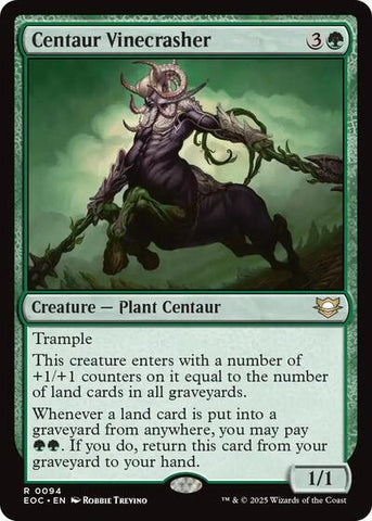 Centaur Vinecrasher (Commander: Edge of Eternities) Near Mint