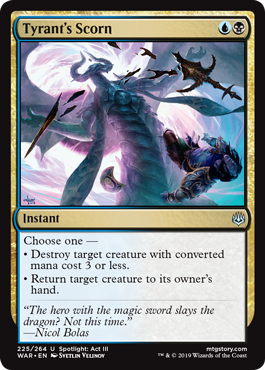 Tyrant's Scorn (War of the Spark) Near Mint
