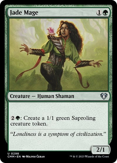 Jade Mage (Commander Masters) Near Mint