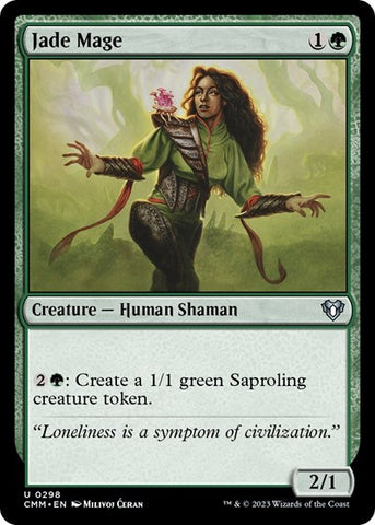 Jade Mage (Commander Masters) Near Mint