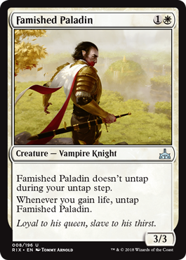 Famished Paladin (Rivals of Ixalan) Near Mint