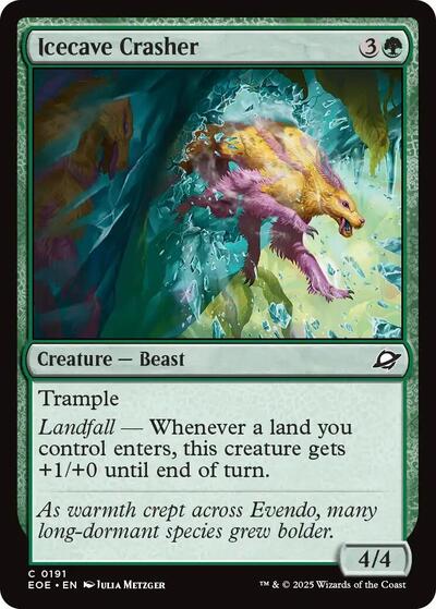 Icecave Crasher (Edge of Eternities) Near Mint Foil