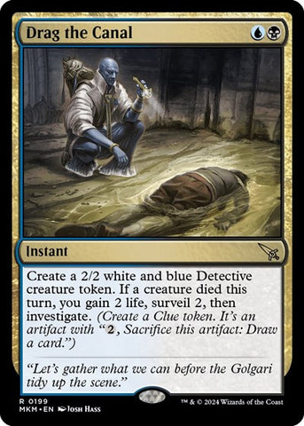 Drag the Canal (Murders at Karlov Manor) Near Mint Foil