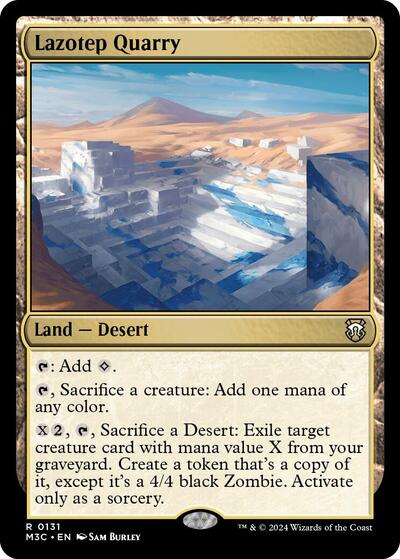 Lazotep Quarry (Commander: Modern Horizons 3) Near Mint