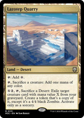 Lazotep Quarry (Commander: Modern Horizons 3) Near Mint
