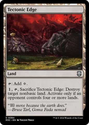 Tectonic Edge (Commander: Modern Horizons 3) Near Mint
