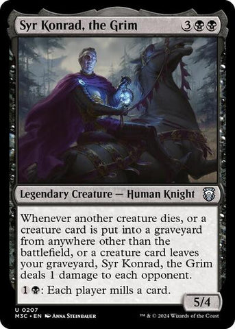 Syr Konrad, the Grim (Commander: Modern Horizons 3) Near Mint