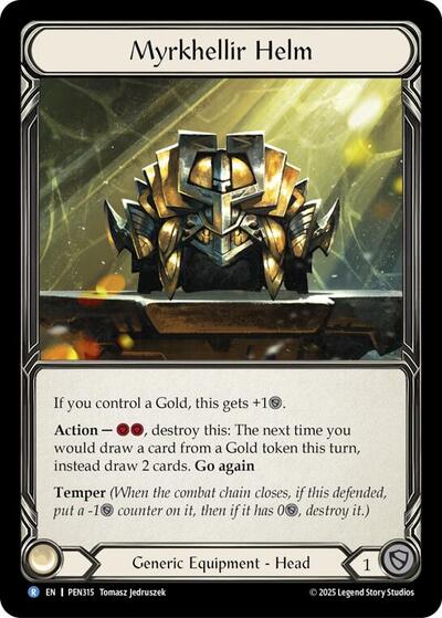Myrkhellir Helm (Compendium of Rathe) Near Mint Cold Foil