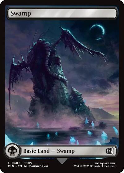 Swamp (0300) (Universes Beyond: FINAL FANTASY) Light Play Foil
