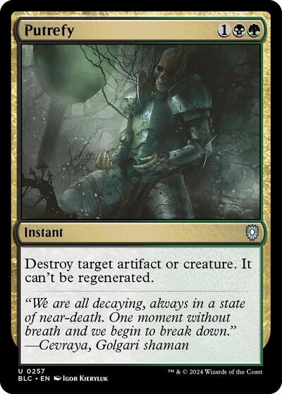 Putrefy (Commander: Bloomburrow) Near Mint