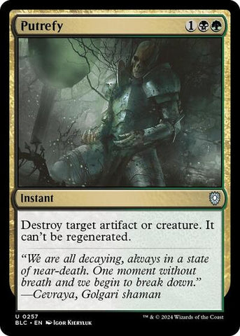 Putrefy (Commander: Bloomburrow) Near Mint