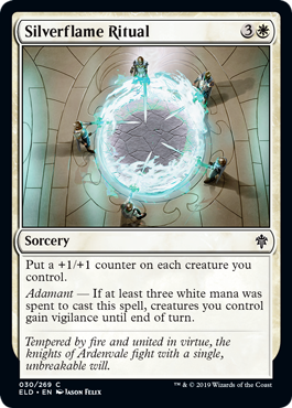 Silverflame Ritual (Throne of Eldraine) Near Mint Foil