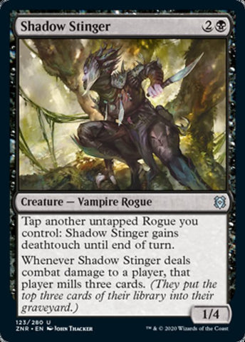 Shadow Stinger (Zendikar Rising) Near Mint Foil
