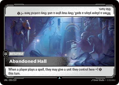 Abandoned Hall (Unleashed) Near Mint Foil