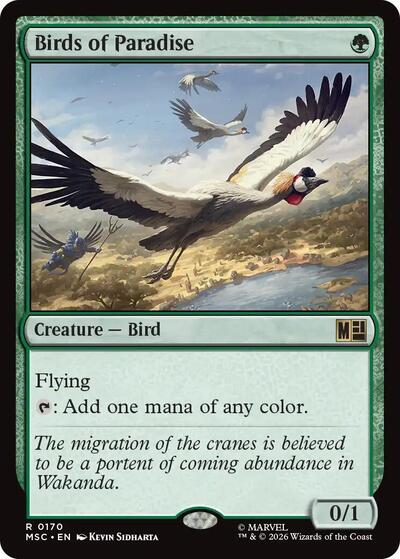 Birds of Paradise (Commander: Marvel Super Heroes) Near Mint