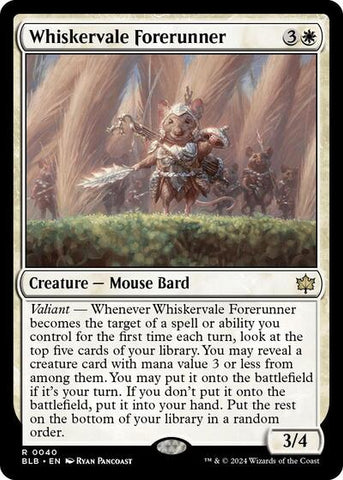 Whiskervale Forerunner (Bloomburrow) Near Mint