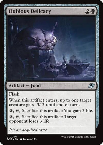 Dubious Delicacy (Edge of Eternities) Near Mint Foil
