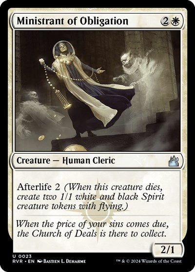 Ministrant of Obligation (Ravnica Remastered) Near Mint Foil