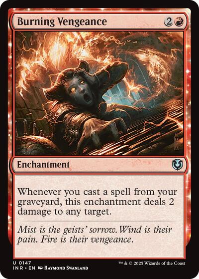 Burning Vengeance (Innistrad Remastered) Near Mint Foil