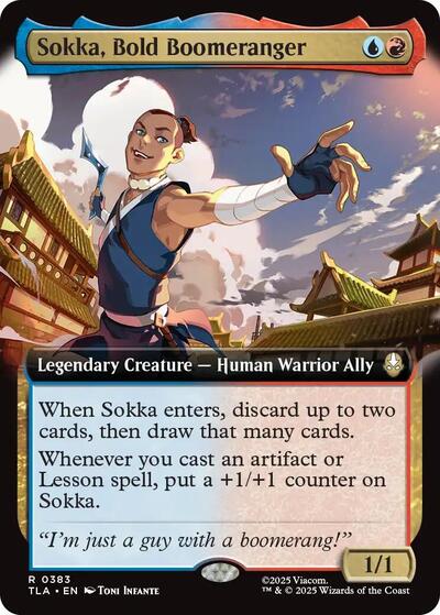 Sokka, Bold Boomeranger (Extended Art) (Avatar: The Last Airbender) Near Mint Foil