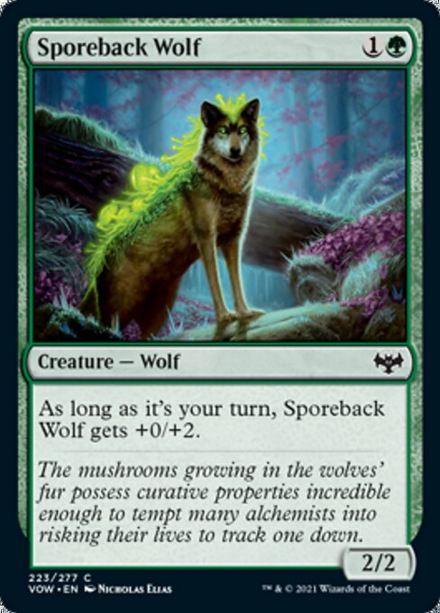 Sporeback Wolf (Innistrad: Crimson Vow) Near Mint