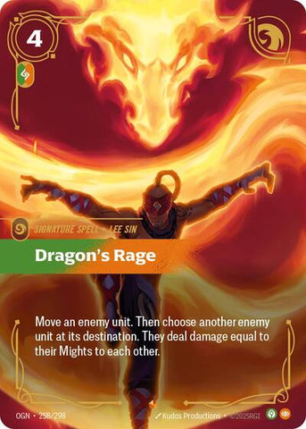 Dragon's Rage (Origins) Near Mint Foil