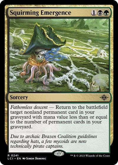 Squirming Emergence (The Lost Caverns of Ixalan) Near Mint