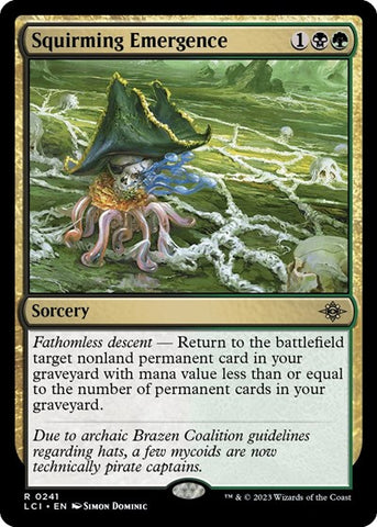 Squirming Emergence (The Lost Caverns of Ixalan) Near Mint