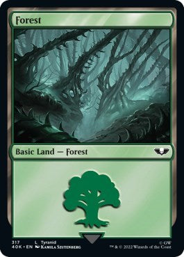 Forest (317) (Universes Beyond: Warhammer 40K) Near Mint