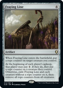 Fraying Line (Commander Legends: Battle for Baldur's Gate) Near Mint Foil