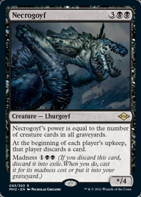 Necrogoyf (Modern Horizons 2) Light Play Foil