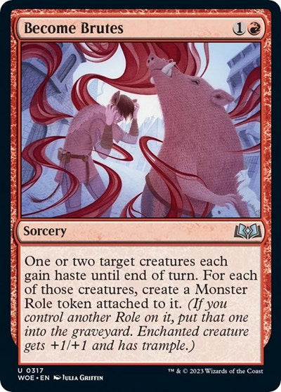 Become Brutes (Wilds of Eldraine) Near Mint
