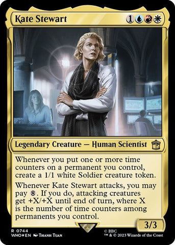 Kate Stewart (Surge Foil) (Universes Beyond: Doctor Who) Near Mint Foil