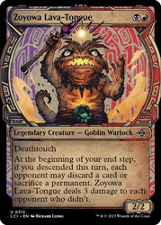 Zoyowa Lava-Tongue (Showcase) (The Lost Caverns of Ixalan) Near Mint Foil