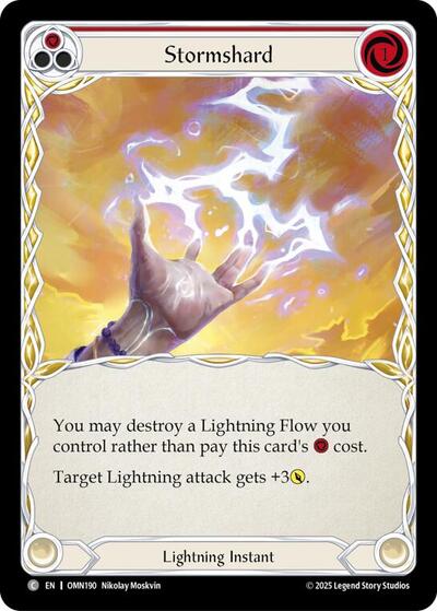 Stormshard (Red) (Omens of the Third Age) Near Mint Foil